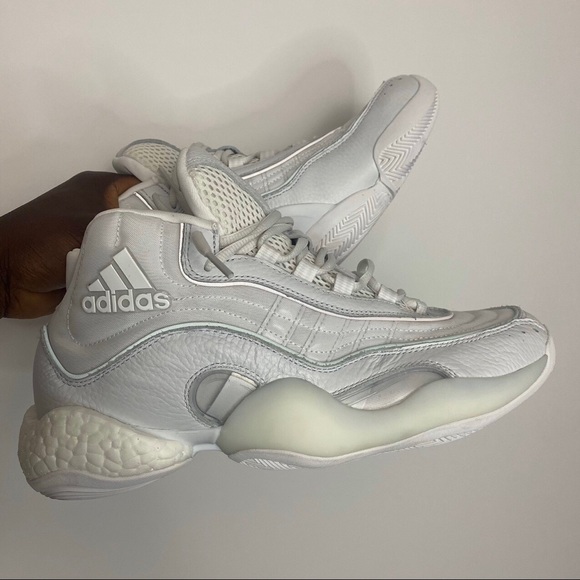 adidas Other - Adidas Mens 98 Crazy Boost Crystal White Size 9.5